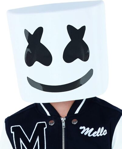 Spirit Halloween Marshmello Kids Jacket | Officially Licensed | DJ Cosplay | Easy Halloween Costume | Mask Not Included in Saudi Arabia