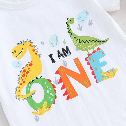 First Birthday Boy Outfit One Years Old Dinosaur Costume Baby Boys 1st Birthday Outfits in Saudi Arabia