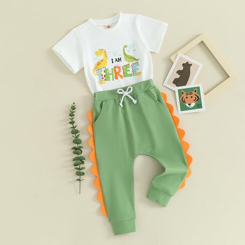 First Birthday Boy Outfit One Years Old Dinosaur Costume Baby Boys 1st Birthday Outfits in Saudi Arabia