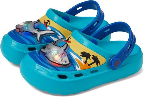 Skechers Boy's Foamies Swifters Ii-Illumi-Shark Slide Sneaker in Saudi Arabia