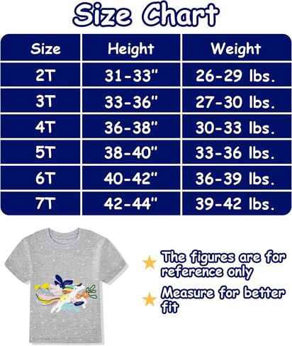 Toddler Girls Short Sleeve Shirts Unicorn Graphic Cotton Shirt Tee Summer T-Shirts for Girls 2-7 Years in Saudi Arabia