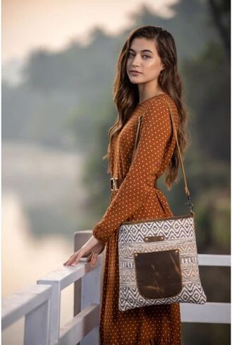 Myra Bag Beige World Shoulder Bag S-2230 in Saudi Arabia