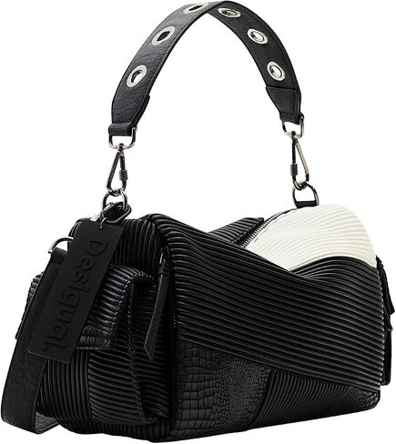 Desigual Accessories PU Hand Bag, Black in Saudi Arabia