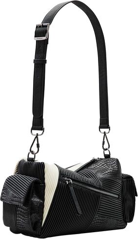 Desigual Accessories PU Hand Bag, Black in Saudi Arabia