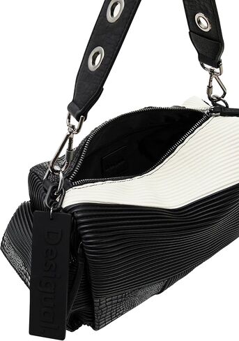 Desigual Accessories PU Hand Bag, Black in Saudi Arabia