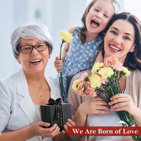 وردة حمراء حقيقية محفوظة لعيد الأم مع قلادة من الفضة الإسترليني S925 ومجموعة مجوهرات من أقراط وقلادة وسوار البرسيم المحظوظ in Kuwait