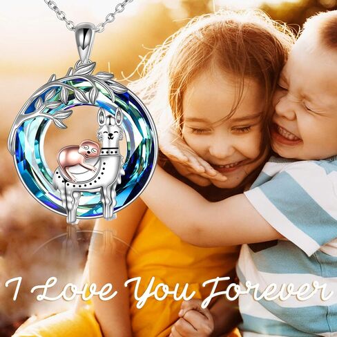 ONEFINITY Sloth Llama Necklace Sterling Silver Sloth Dinosaur Alpaca Pendant Necklaces for Women Girls Jewelry Gifts in Saudi Arabia
