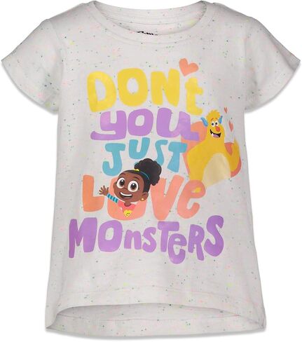 Sesame street Esme and Roy Girls 2 Pack T-Shirts Toddler to Little Kid in Saudi Arabia