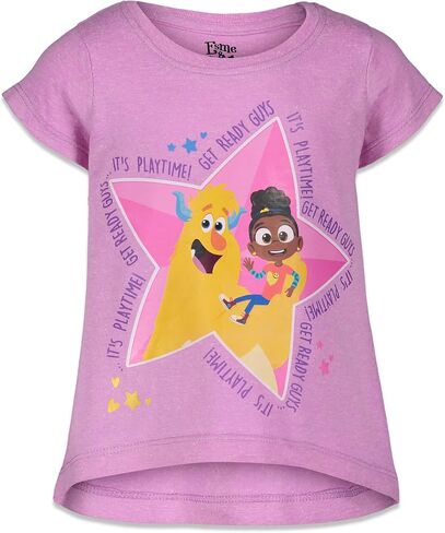 Sesame street Esme and Roy Girls 2 Pack T-Shirts Toddler to Little Kid in Saudi Arabia