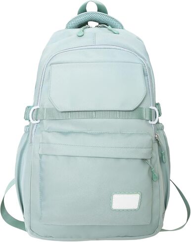 Kids School Backpack for Teens Girls Aesthetic Black Backpack Lightweight College Laptop Casual Travel Bookbag in Kuwait