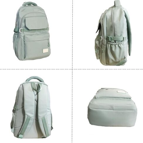 Kids School Backpack for Teens Girls Aesthetic Black Backpack Lightweight College Laptop Casual Travel Bookbag in Kuwait