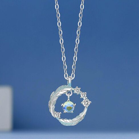 الأزياء الجوف ريشة قفل الحب قلادة قلادة الإناث الحب قفل صغير فاخر طوق سلسلة قلادة in Kuwait