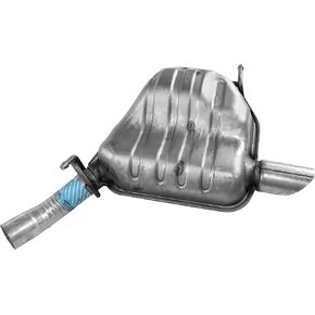 Walker Quiet-Flow SS 53978 Direct Fit Exhaust Muffler Assembly 2.5" Inlet (ID) 3" Outlet (OD) for Jeep Grand Cherokee
