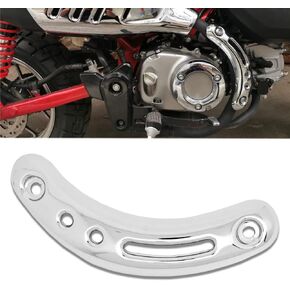 غطاء أنبوب كاتم الصوت من الكروم متوافق مع Honda Monkey 125 Z125 (2019-2024)