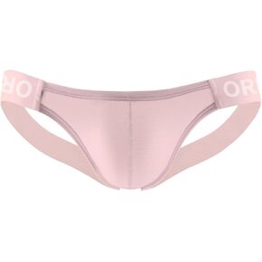 Evankin Men Sexy Low Rise Jockstraps Ice Silk Bulge Pouch Underwear Assless Lingerie Stretch No Belt