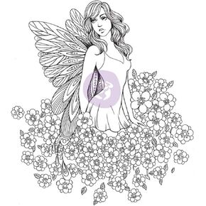 Prima Marketing 655350590918 Cling Stamps-Prima Princesses-Lauren