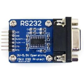 Waveshare RS232 Board SP3232 RS232 Communication Module Kit Development Board SP3232 COM/UART Port