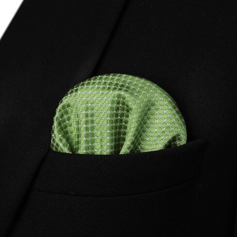 HISDERN Bow Ties for Men Polka Dot Selftie Bowtie and Pocket Square Classic Business Tuxedo Wedding Bowties Handkerchief in Kuwait