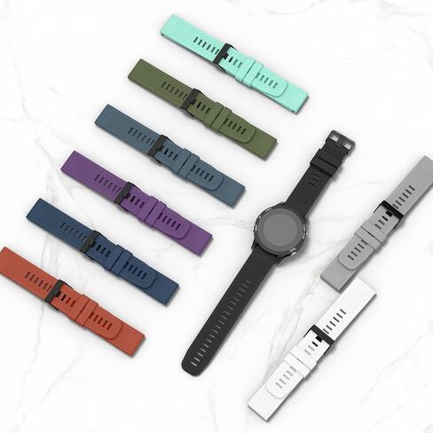 Meliya متوافق مع سوار ساعة Fenix ​​6، حزام بديل رياضي من السيليكون الناعم لساعة Fenix ​​6/Fenix ​​6 Pro/Fenix ​​5/Fenix ​​5 Plus/Forerunner 935/Forerunner 945/Approach S60/Quatix 5 الذكية in Saudi Arabia