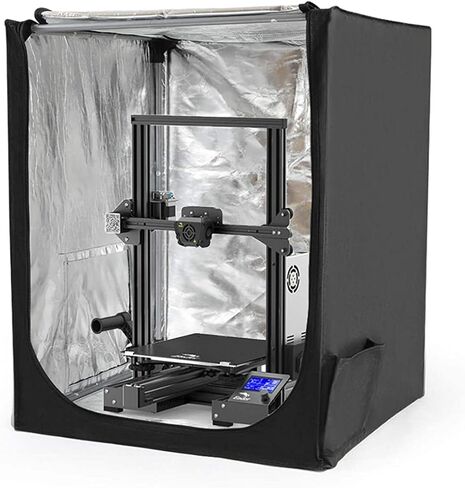 Cregrant3D Creality Update حافظة طابعة ثلاثية الأبعاد مقاومة للحريق والغبار وغرفة غطاء واقٍ بدرجة حرارة ثابتة لـ Ender5/5 pro/5 Plus، CR-10/10S/10S PRO/10MINI، CR-X/CR-20/20PRO in Kuwait