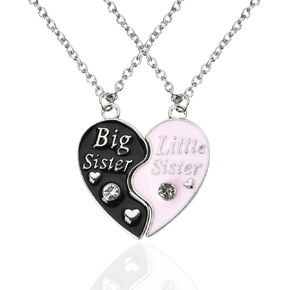 Best Friend Birthday Gifts for Frineds Friendship Necklace for Girls Matching Heart Necklaces for Sisters Besties