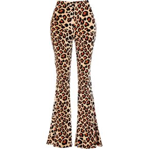 SSOULM Women's Stretchy Wide Leg High Waist Bell Bottom Flare Pants with Plus Size