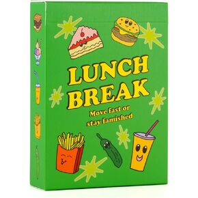 Lunch Break - Fast-Paced Card Game Loved by Adults and Kids Ages 7 and Up - Learn in Under 2 Minutes - Fun Game for Birthdays, Classroom, Camping & Game Night