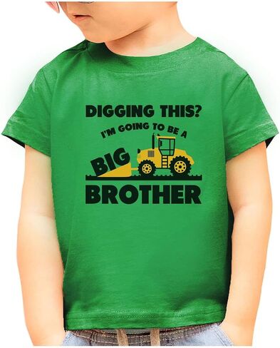 Big Brother Shirt for Toddler Pregnancy Announcements Tractor Shirts for Boys in Saudi Arabia