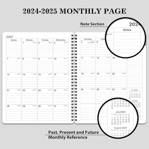 2024-2025 كتاب ومخطط المواعيد الأسبوعية - يوليو 2024 - يونيو 2025، 2024-2025 مخطط يومي للساعة، 8 بوصة × 10 بوصة، فاصل نصف ساعة (30 دقيقة)، علامات تبويب مطبوعة، ربط قوي، زاوية مستديرة، ورق سميك in Kuwait