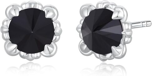 Immobird Claw Stud Earrings with 925 Sterling Silver Ear Pins Stud Earrings for Men with CZ in Saudi Arabia