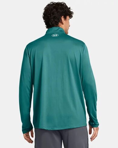 Under Armour Men's Team Tech 1/4 Zip Loose Royal Blue Long Sleeve Shirt in Kuwait