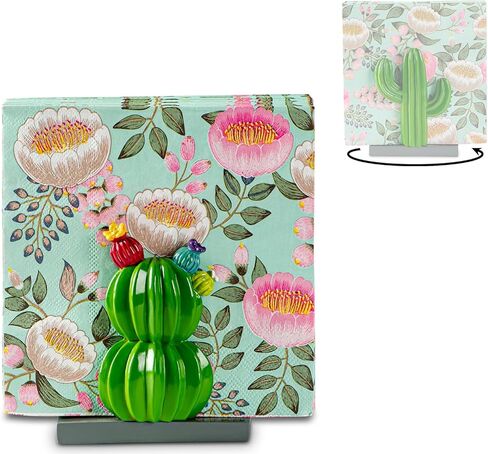 حامل مناديل الصبار لحامل مناديل الطاولة لطاولة المطبخ الراتنج العصارة حامل مناديل ورقية حامل مناديل المطبخ اللطيف in Kuwait