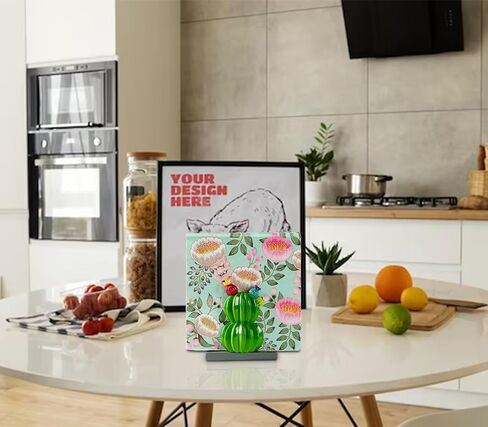 حامل مناديل الصبار لحامل مناديل الطاولة لطاولة المطبخ الراتنج العصارة حامل مناديل ورقية حامل مناديل المطبخ اللطيف in Kuwait