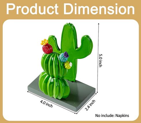 حامل مناديل الصبار لحامل مناديل الطاولة لطاولة المطبخ الراتنج العصارة حامل مناديل ورقية حامل مناديل المطبخ اللطيف in Kuwait