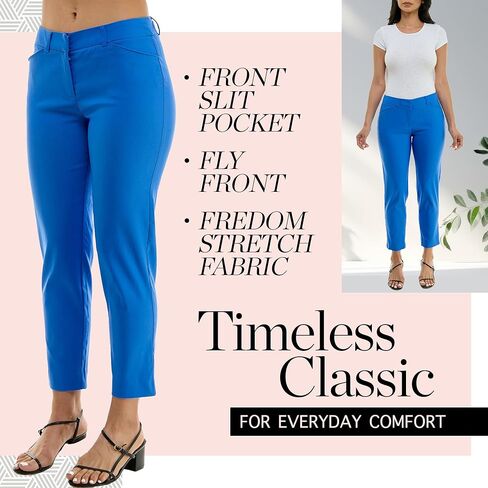 بنطلون Nanette Nanette Lepore للسيدات قابل للتمدد مع جيوب خلفية مشقوقة in Kuwait