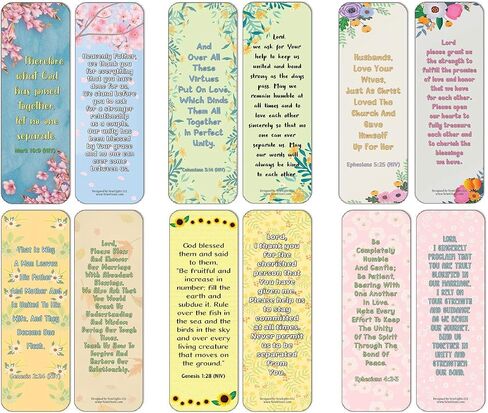 Popular Prayers and Bible Scriptures on Morning Prayers Bookmarks - 30 Pack in Saudi Arabia