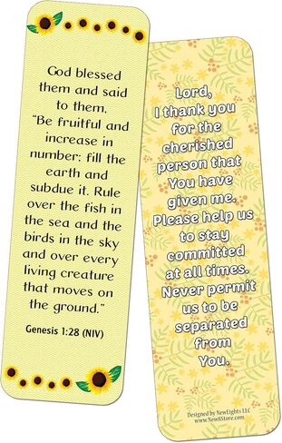 Popular Prayers and Bible Scriptures on Morning Prayers Bookmarks - 30 Pack in Saudi Arabia