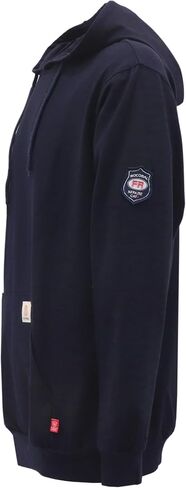 BOCOMAL FR Hoodies Pullover 10.5oz Cottoon Fleece Flame Resistant Hooded Sweatshirts in Saudi Arabia