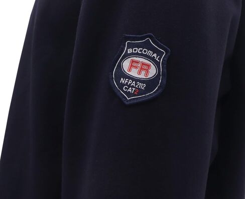 BOCOMAL FR Hoodies Pullover 10.5oz Cottoon Fleece Flame Resistant Hooded Sweatshirts in Saudi Arabia