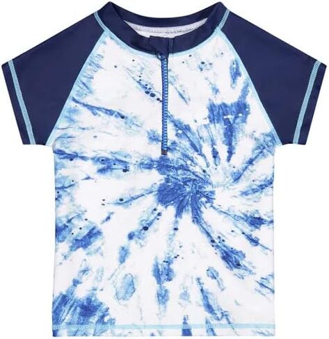 Andy & Evan Boys' Two-Piece Rashguard Swim Set (Toddler/Little Kids) 1 in Saudi Arabia