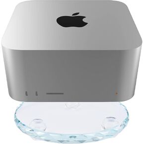 Elevated Table/Desk Stand Compatible with Mac Studio, Mac Mini, Suitable for Amazon Echo Sutdio Speaker(Crystal)
