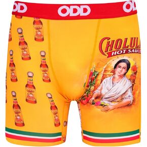 Odd Sox Men's Gift Idea Novelty Underwear Boxer Briefs, Cholula Lady