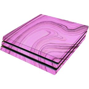MightySkins Skin Compatible with Sony PS4 Pro Console - Pink Thai Marble | Protective, Durable, and Unique Vinyl Decal wrap Cover | Easy to Apply, Remove, and Change Styles | Made in The USA
