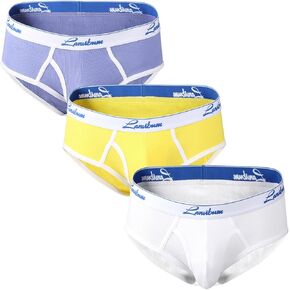 HOOFESAN Mens Trunk Underwear Low Rise Boxer Briefs for Men Comfort Moisture-Wicking Pouch Underwear 3 Pack