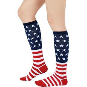 American Trends Athletic Socks Knee High Socks Sports Socks Tube Socks Cosplay Socks for Teen Girl Women