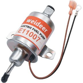 weideer E11007 Electric Fuel Pump Replacement for Onan Cummins A029F889 149-2311 149-2311-02 149-2311-01 Fits for Onan Cummins Generator 4KW Microlite MicroQuiet 4000 4Kw RV