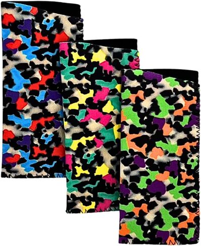 MIYUI JAPAN 3 Pack Reading Glasses Pouch Sunglasses Pouch- Soft Eyeglasses Bag Portable Cloth Eyewear Case in Kuwait