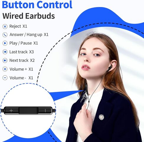 لسماعات الرأس USB C، سماعات الأذن السلكية من النوع C لهاتف iPhone 15 Plus/Pro Max، والميكروفون والتحكم في مستوى الصوت، عزل الضوضاء ستيريو هاي فاي متوافق مع سامسونج وجميع الأجهزة من النوع C أسود in Kuwait