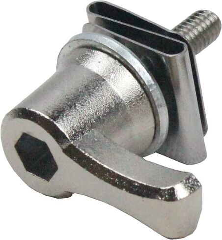 Saddlebag Locks Fastener Bolt Saddlebag Mounting Hardware Theft Deterrent System Lock for Harley Davidson Touring Street Glide Electra Glide Road Glide Softail 1992-2023 (Chrome) in Saudi Arabia