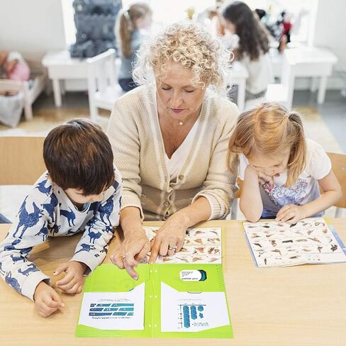 مجلدات جيب بلاستيكية شديدة التحمل مع 3 فتحات، ألوان متنوعة - 12 عبوة in Kuwait